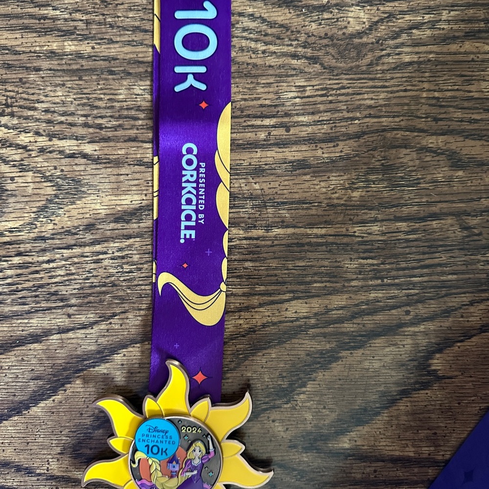 runDisney 2024 Princess 10K Medal